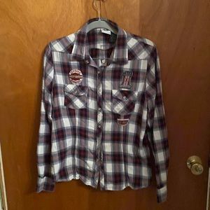 H-D plaid shirt